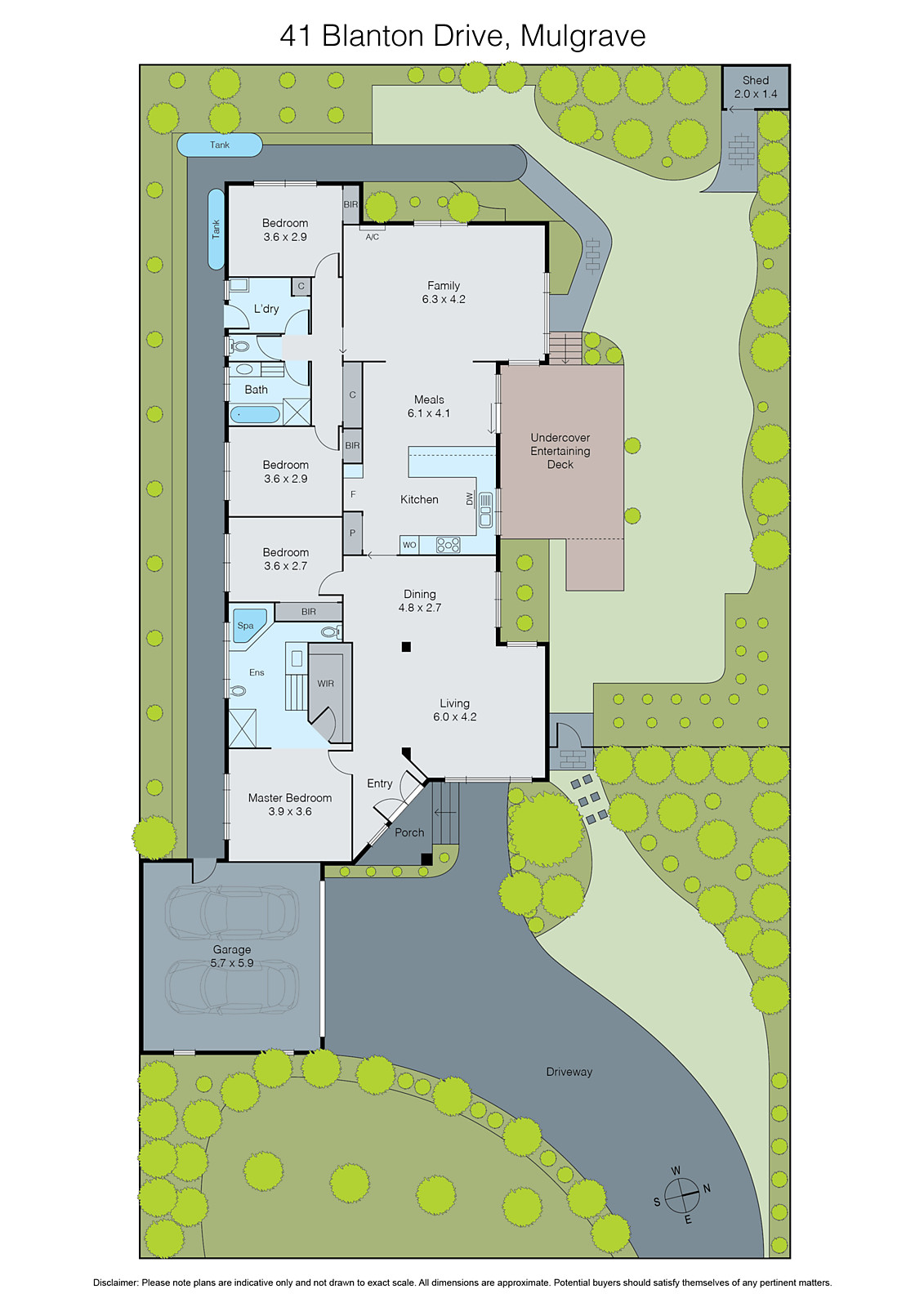 41 Blanton Drive, Mulgrave VIC 3170 - Floorplan
