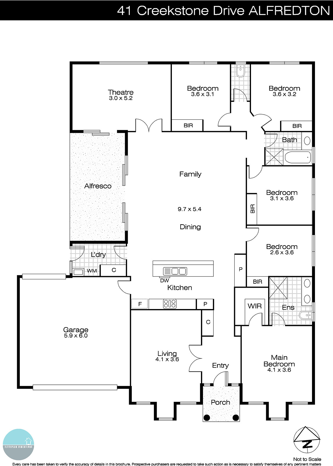 41 Creekstone Drive, Alfredton VIC 3350 - Floorplan