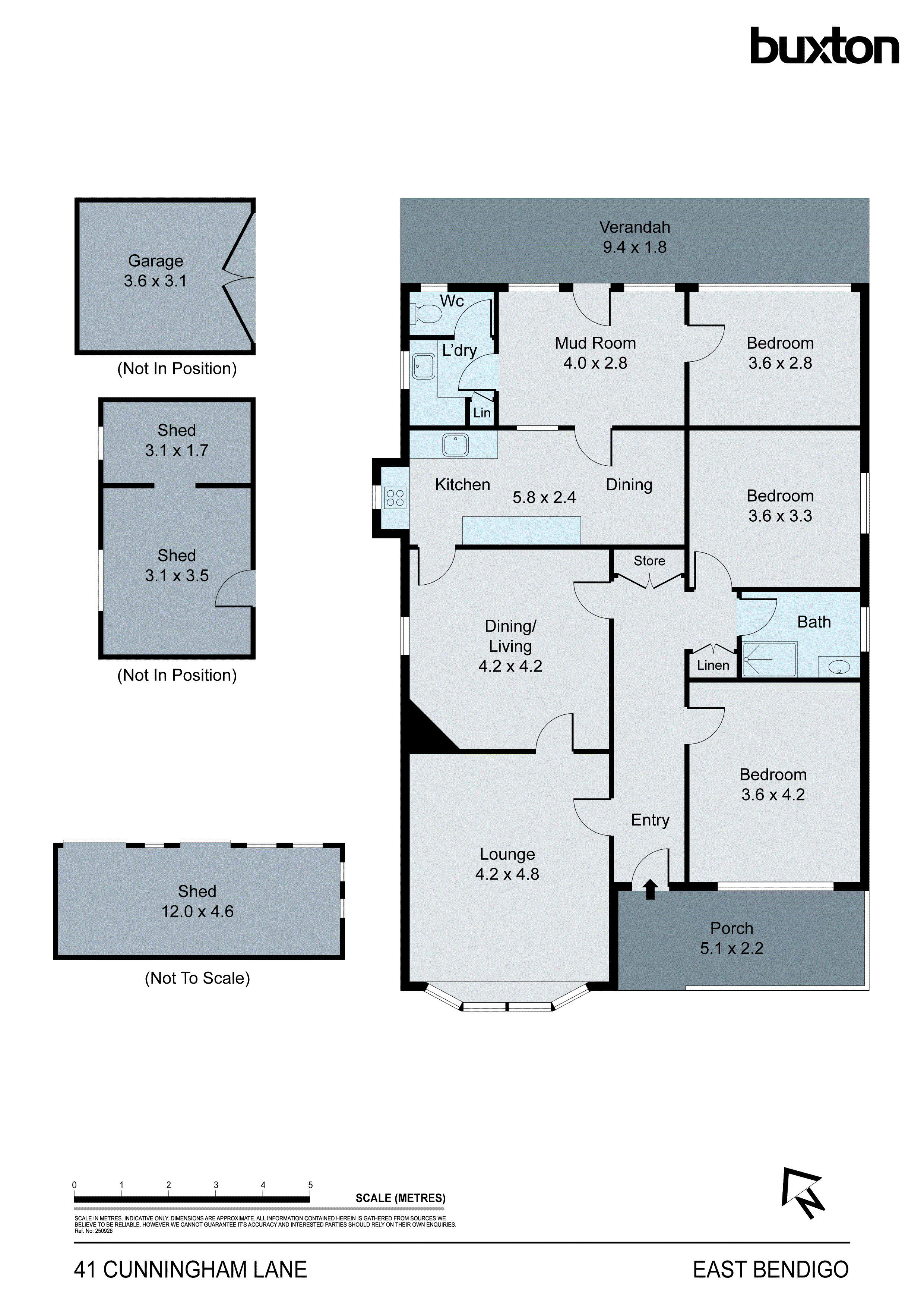 41 Cunningham Lane, East Bendigo VIC 3550 - Floorplan
