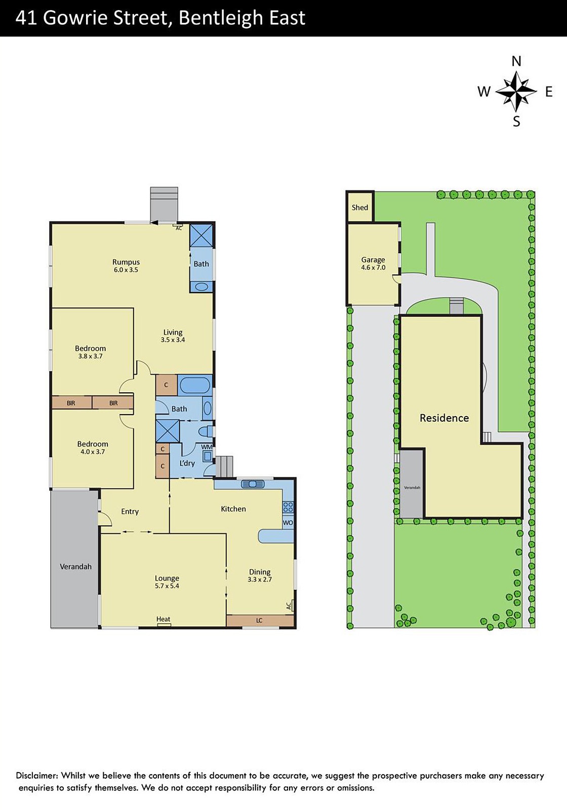 41 Gowrie Street, Bentleigh East VIC 3165 - Floorplan