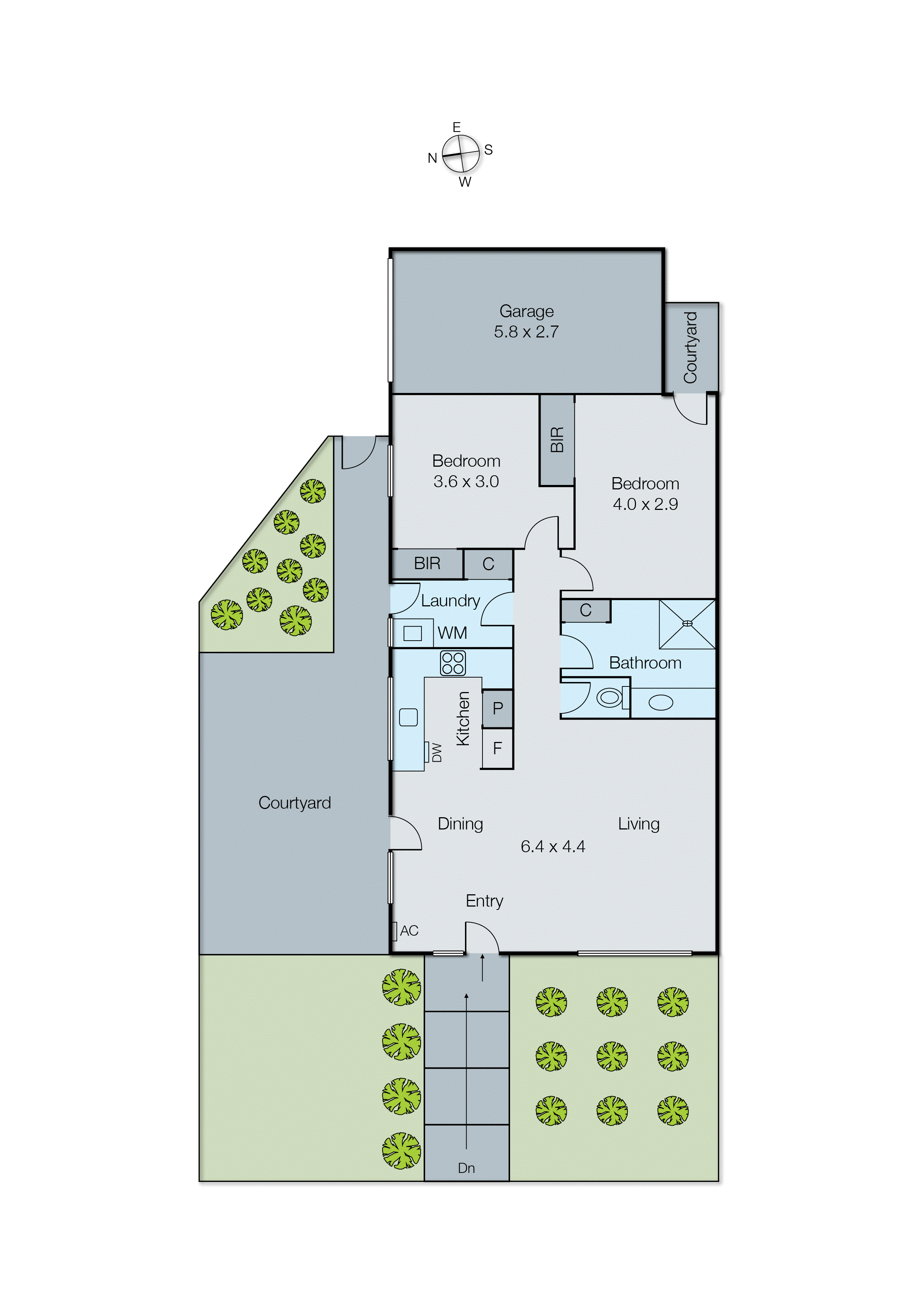 4/1 Lower Dandenong(faces Albenca St) Road, Mentone VIC 3194 - Floorplan