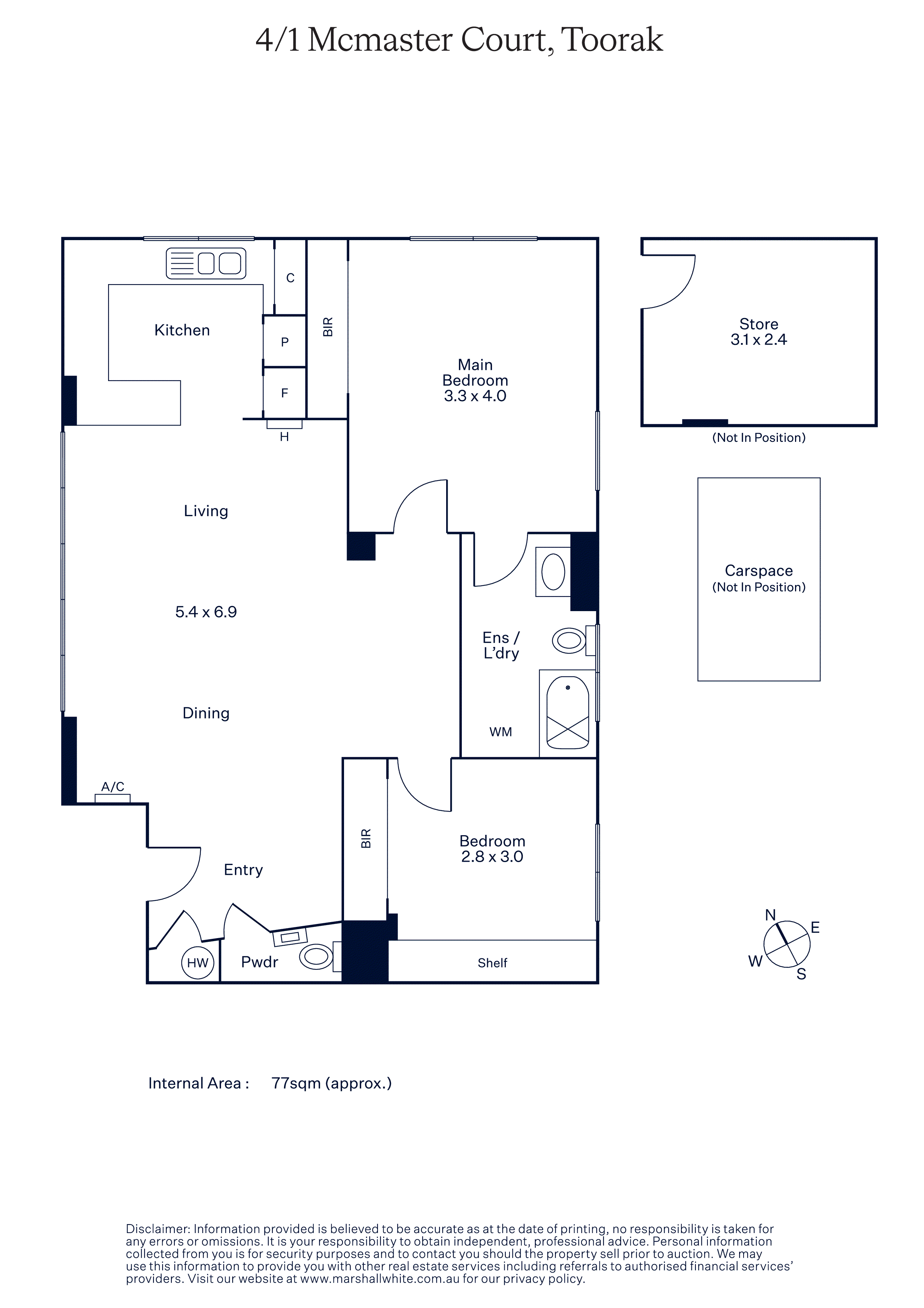 4/1 Mcmaster Court, Toorak, 3142