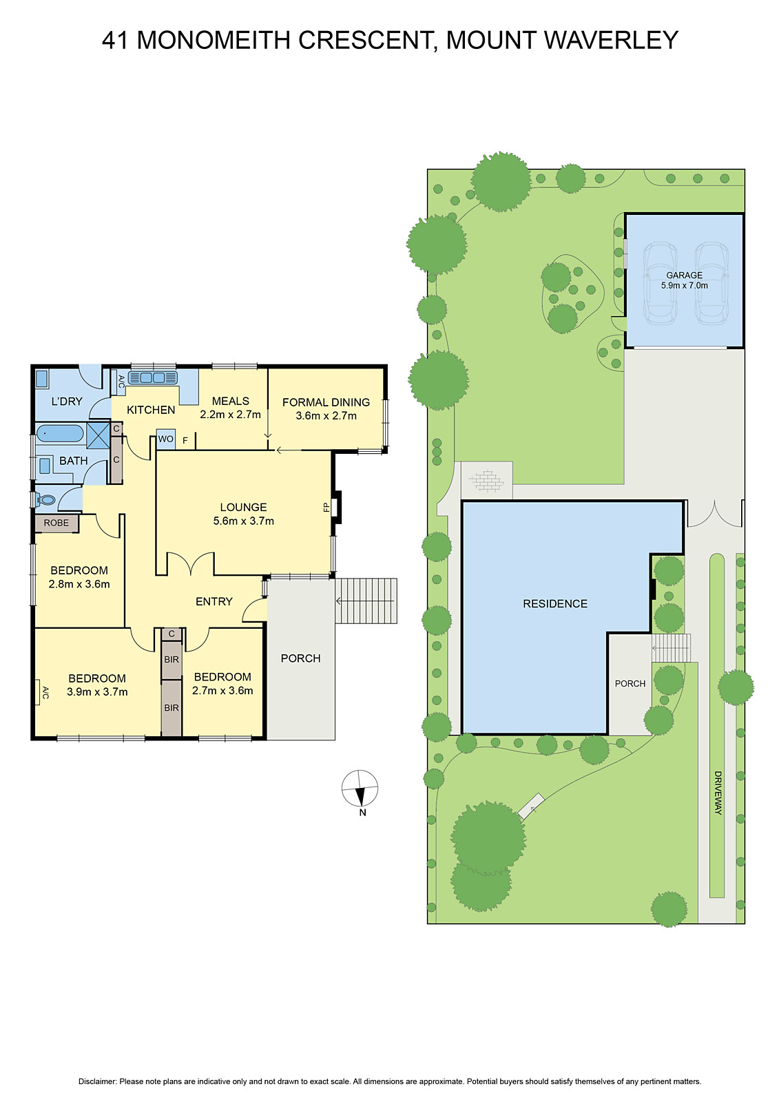 41 Monomeith Crescent, Mount Waverley VIC 3149 - Floorplan