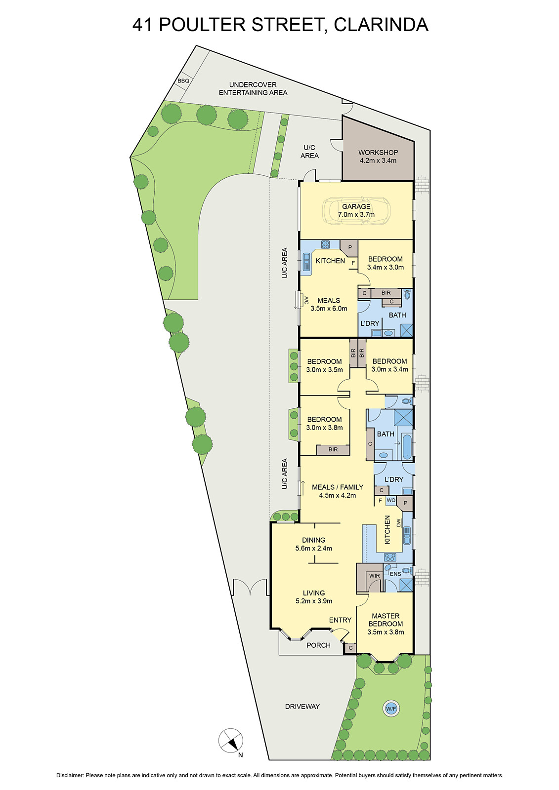 41 Poulter Crescent, Clarinda VIC 3169 - Floorplan