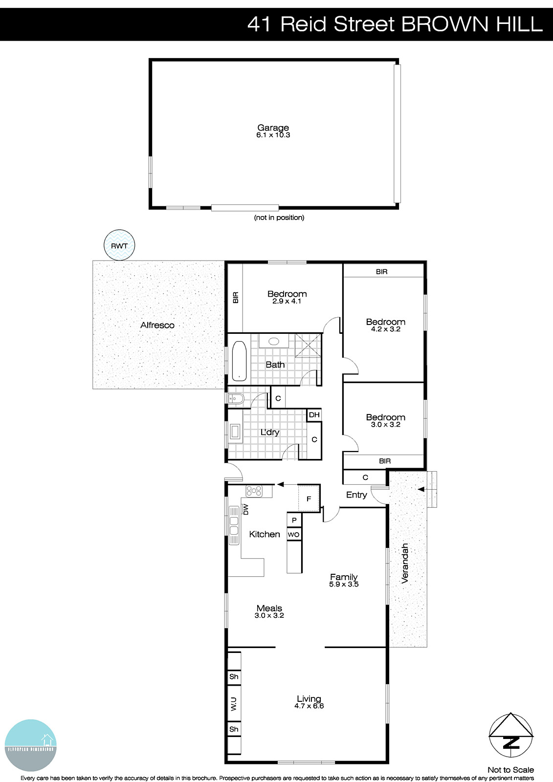 41 Reid Street, Brown Hill VIC 3350 - Floorplan