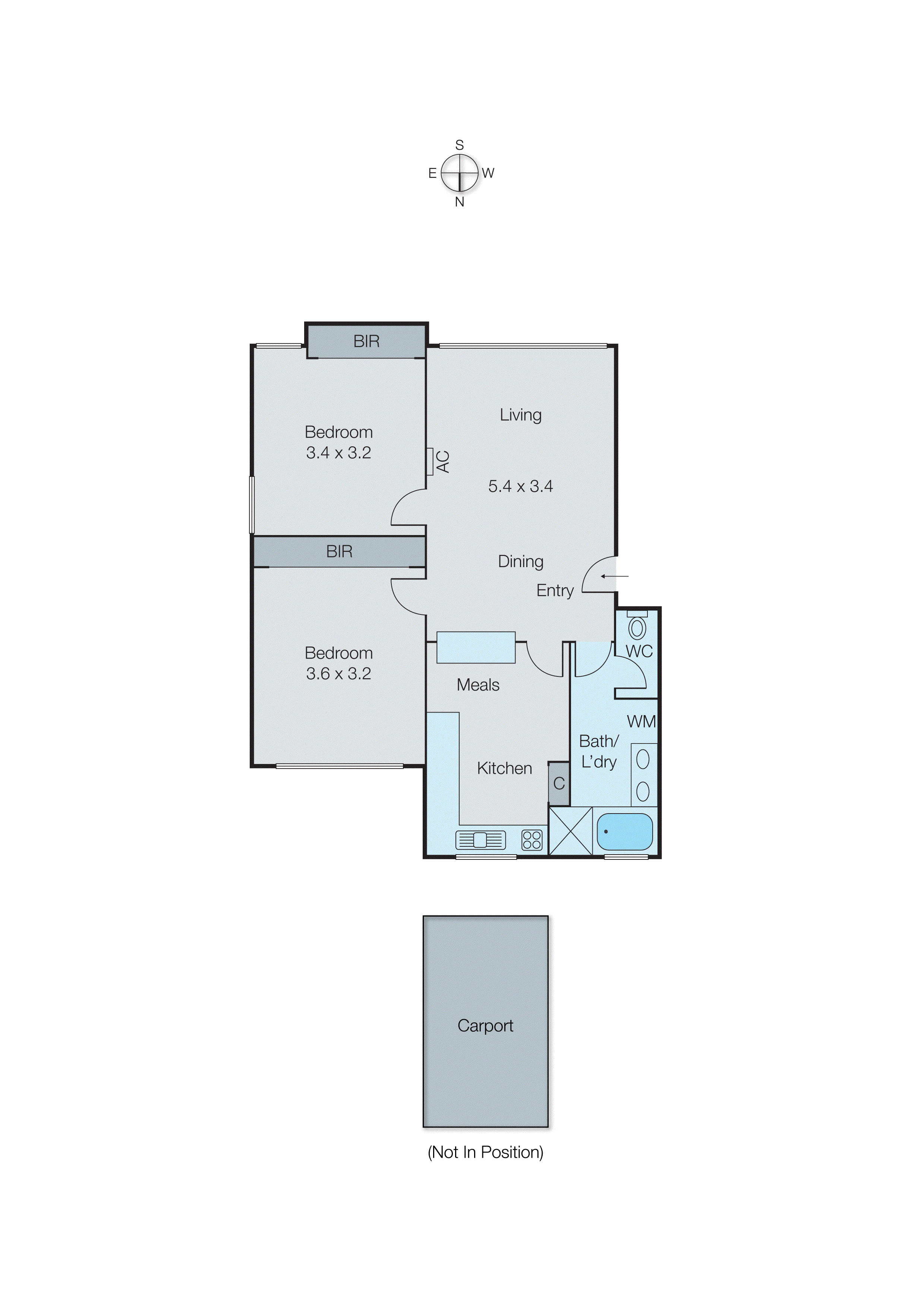 4/1 White Street, Parkdale VIC 3195 - Floorplan
