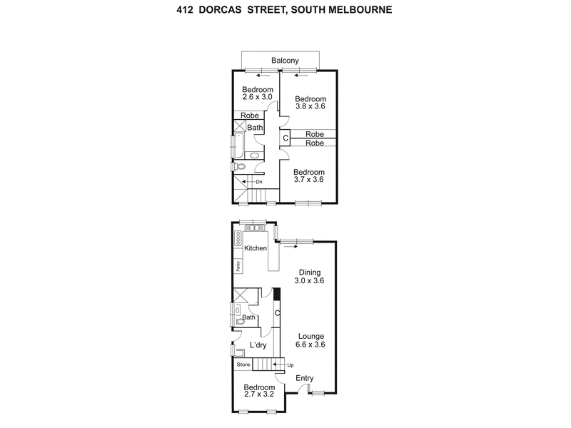 410-412 410-412 Dorcas Street, SOUTH MELBOURNE VIC 3205 - Floorplan