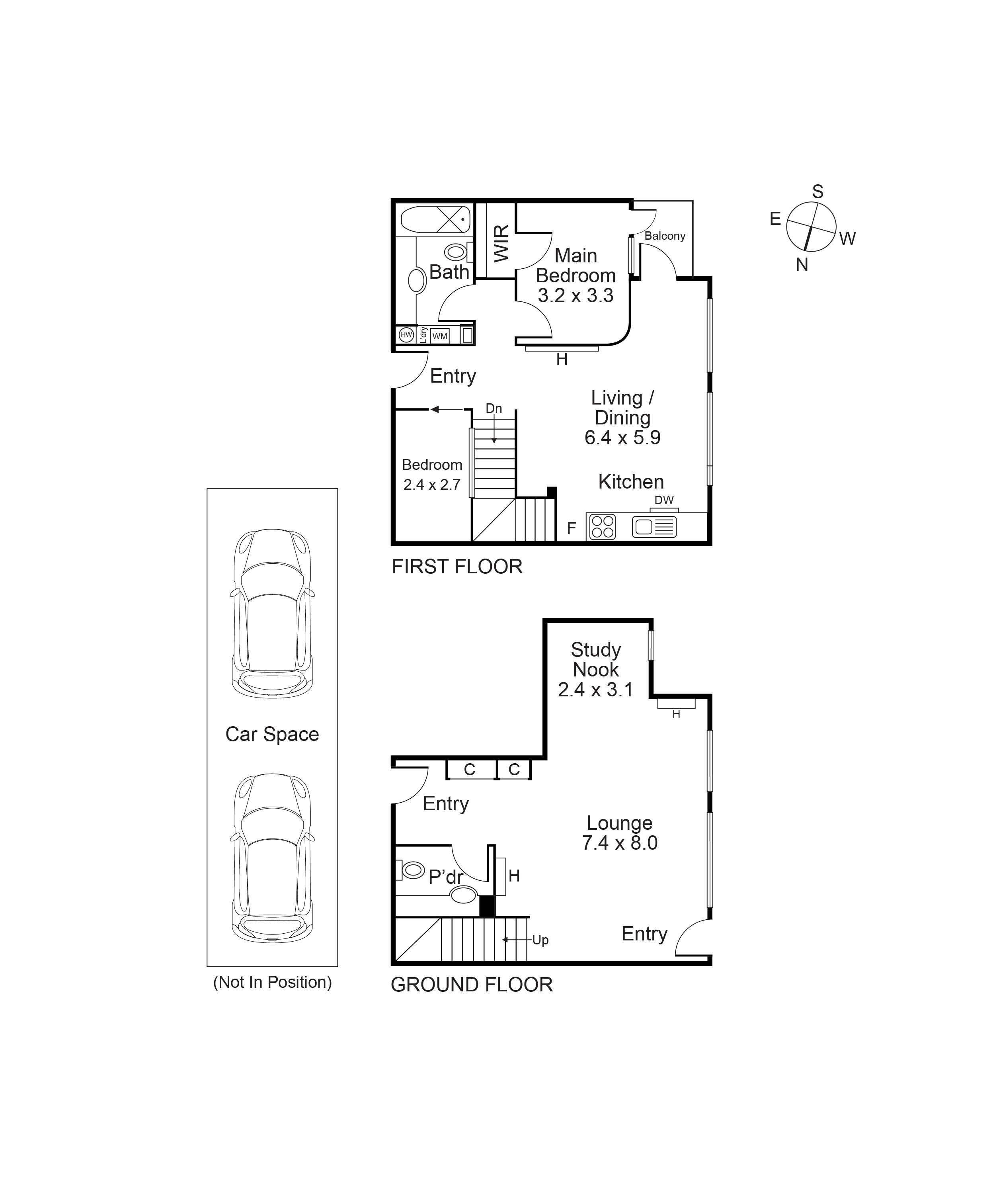 4/10 Clifton Street, PRAHRAN VIC 3181 - Floorplan
