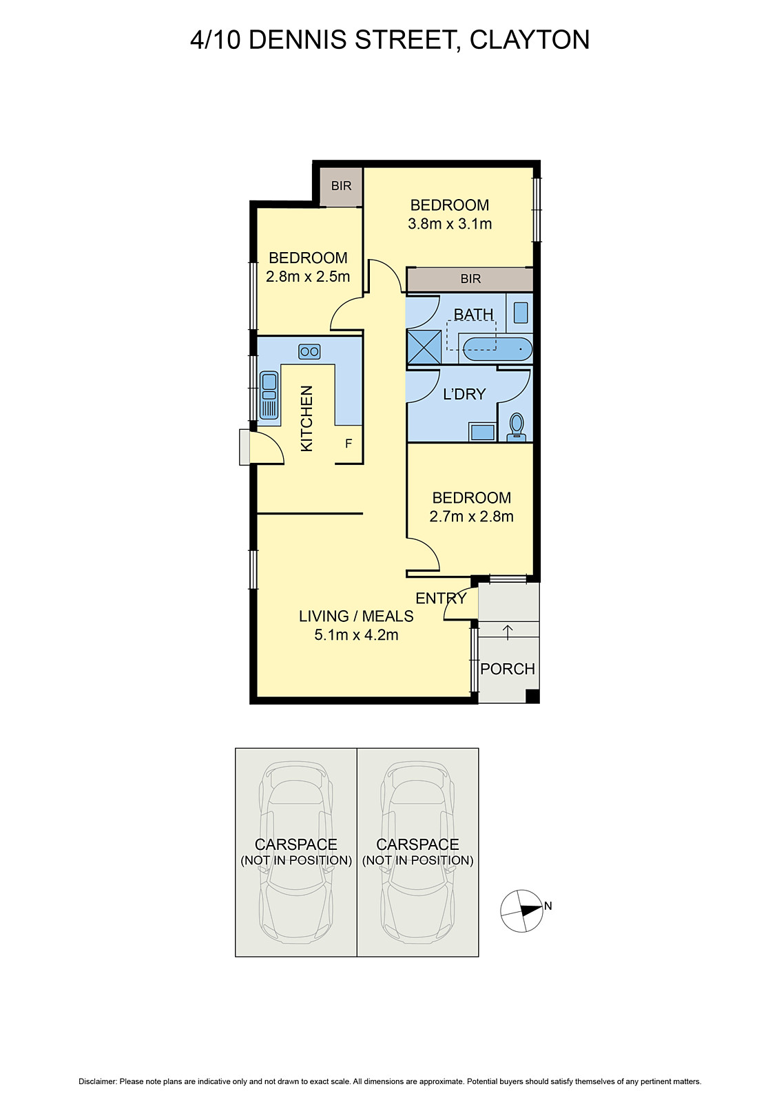 4/10 Dennis Street, Clayton VIC 3168 - Floorplan