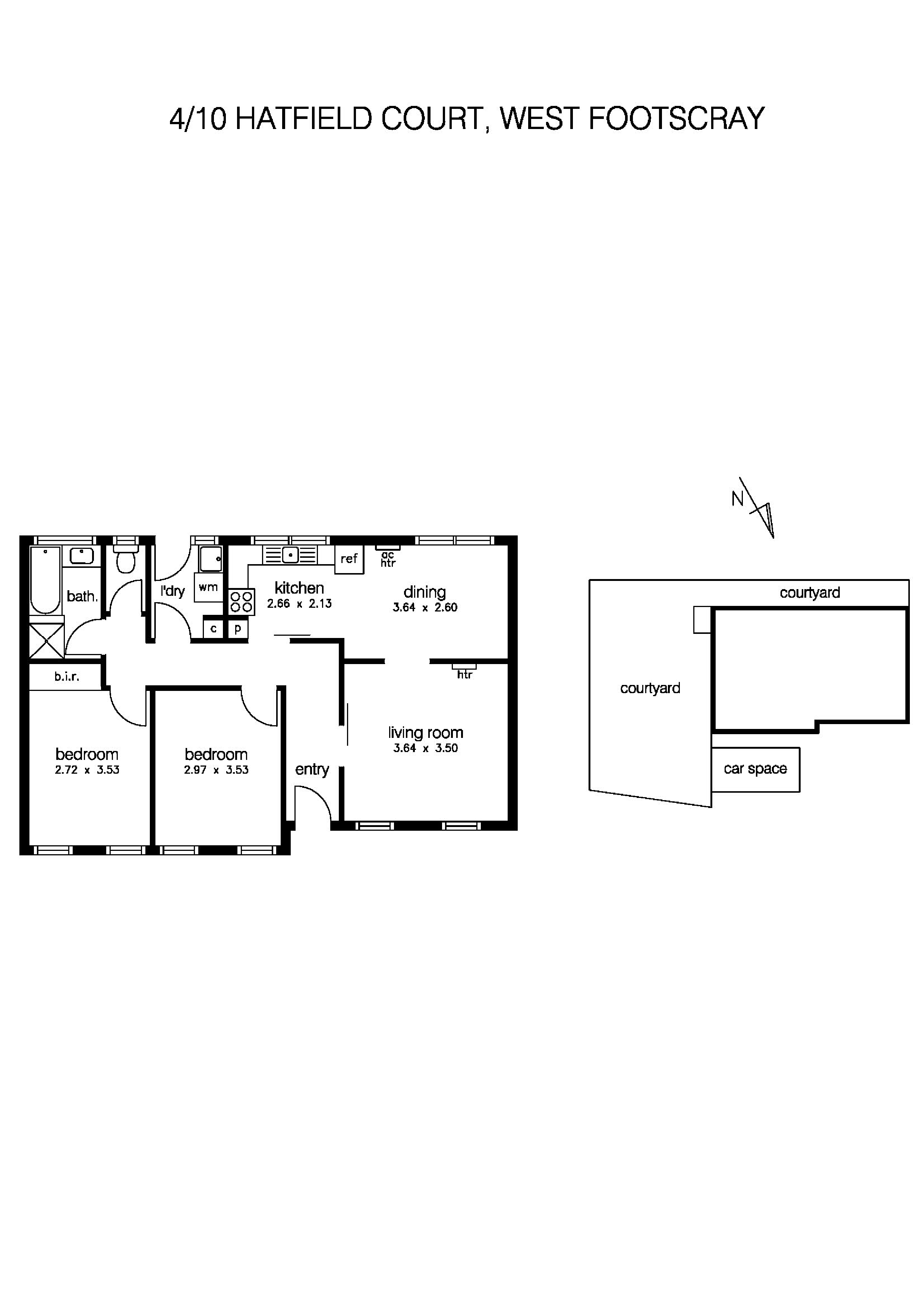 4/10 Hatfield Court, WEST FOOTSCRAY VIC 3012 - Floorplan
