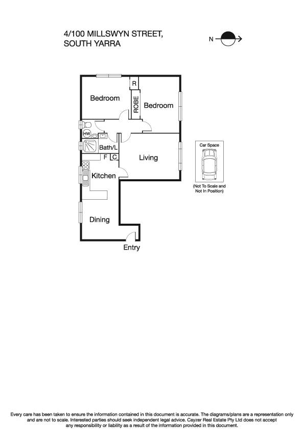 4/100 Millswyn Street, SOUTH YARRA VIC 3141 - Floorplan
