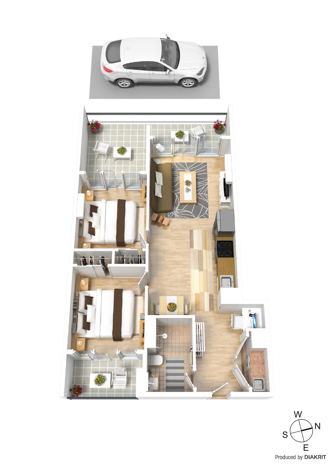 410/427 Hampton Street, Hampton VIC 3188 - Floorplan