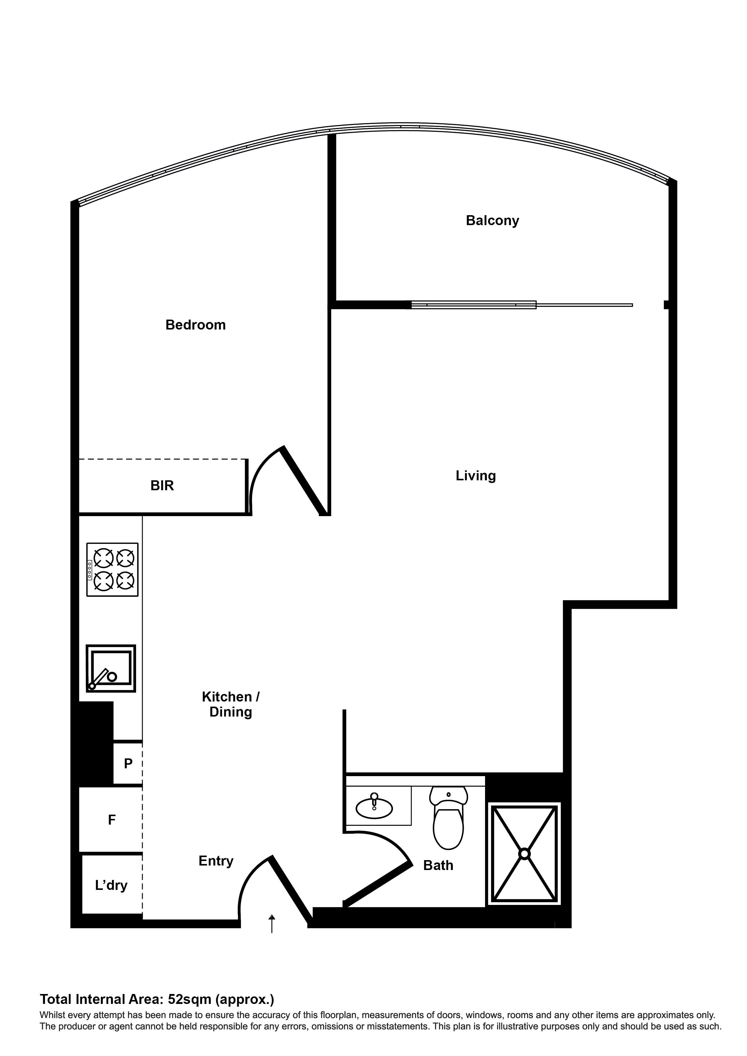 410/5 Joseph Road, Footscray VIC 3011 - Floorplan