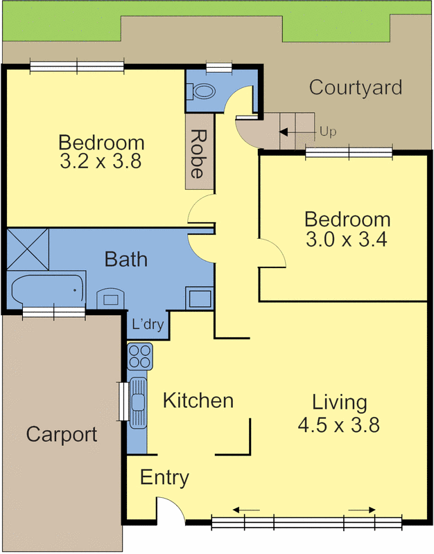 4/109 Weatherall Road, Cheltenham VIC 3192 - Floorplan