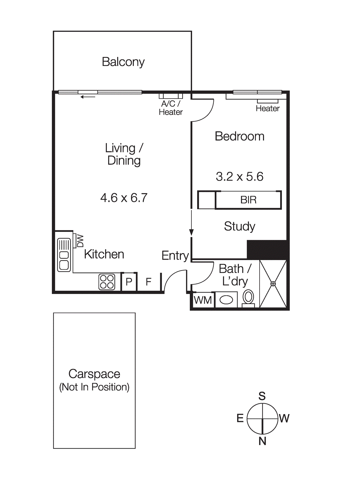 410F/7 Greeves Street, St Kilda VIC 3182 - Floorplan