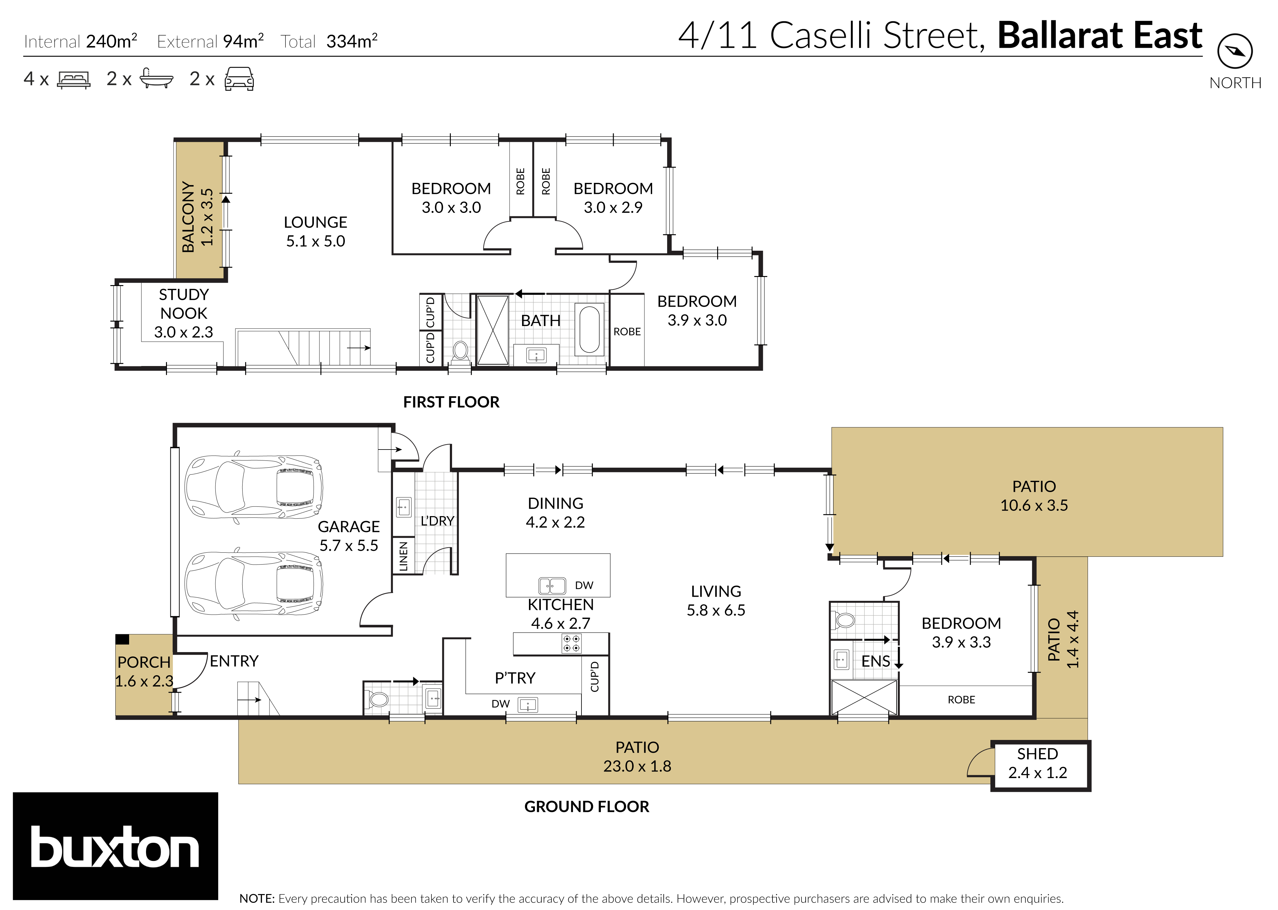 4/11 Caselli Street, Ballarat East VIC 3350 - Floorplan