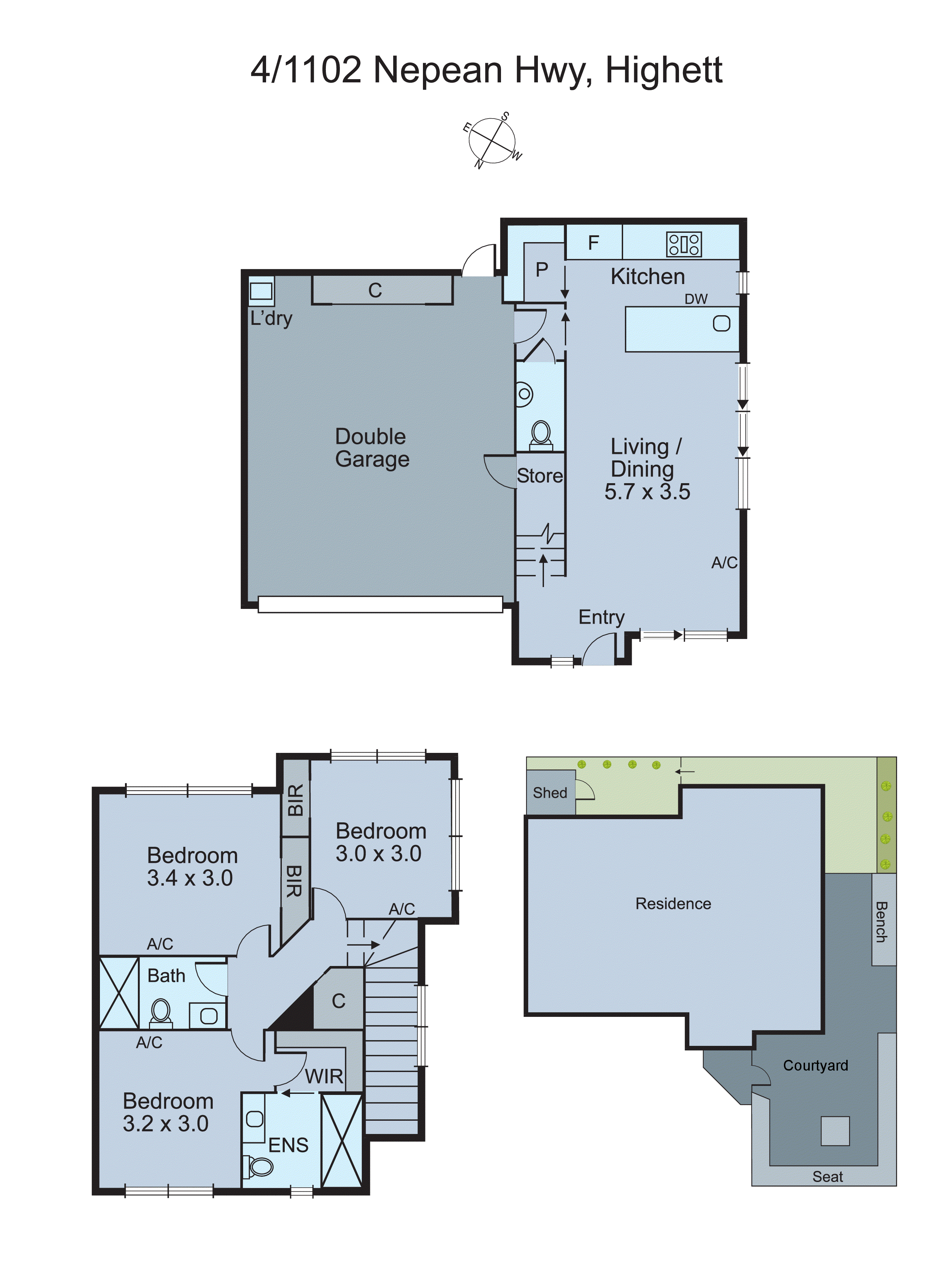 4/1102 Nepean Highway, Highett VIC 3190 - Floorplan