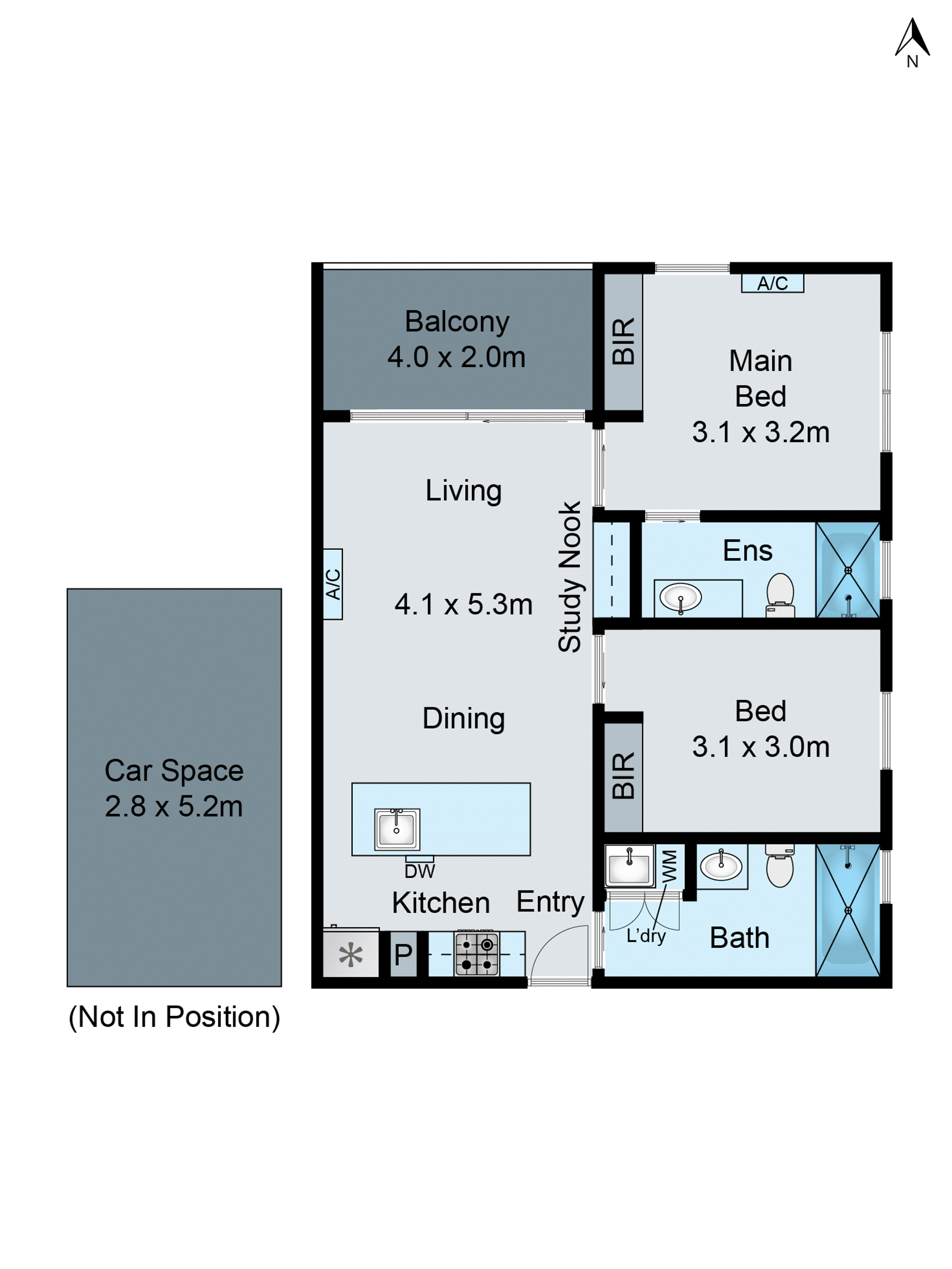 411/146 Bellerine Street, Geelong VIC 3220 - Floorplan