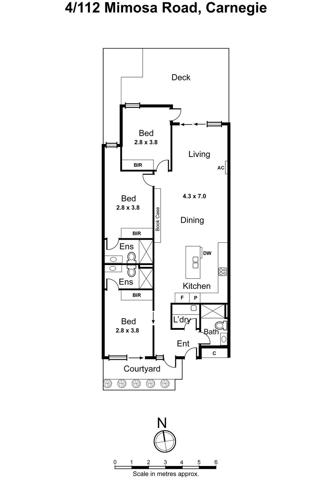 4/112 Mimosa Road, Carnegie VIC 3163 - Floorplan