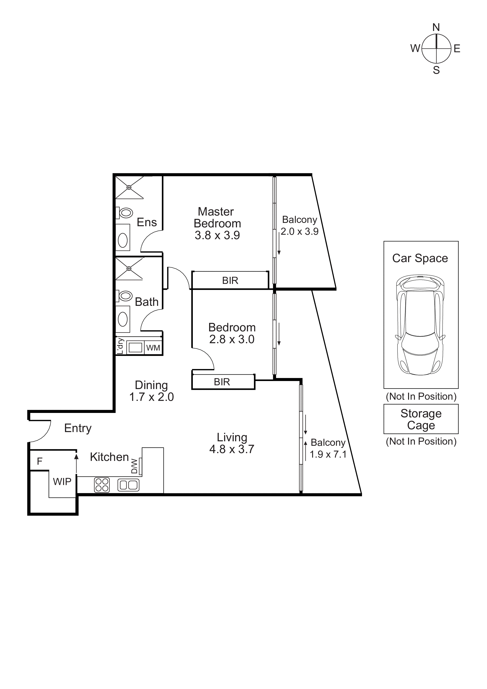 411/222 Bay Road, Sandringham VIC 3191 - Floorplan