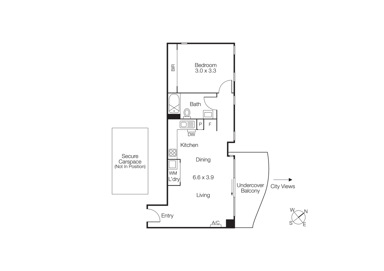 411/232 Rouse Street, Port Melbourne VIC 3207 - Floorplan