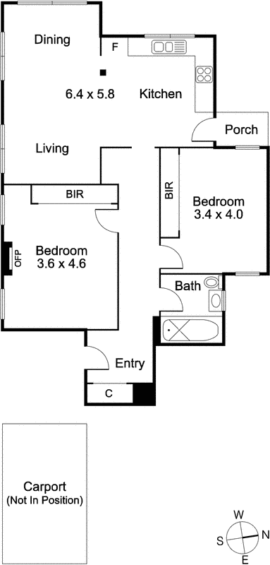4/113 Westbury Street, St Kilda East VIC 3183 - Floorplan