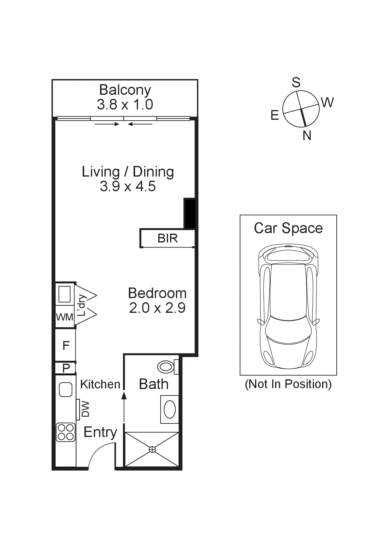 411/31 Malcolm Street, South Yarra VIC 3141 - Floorplan