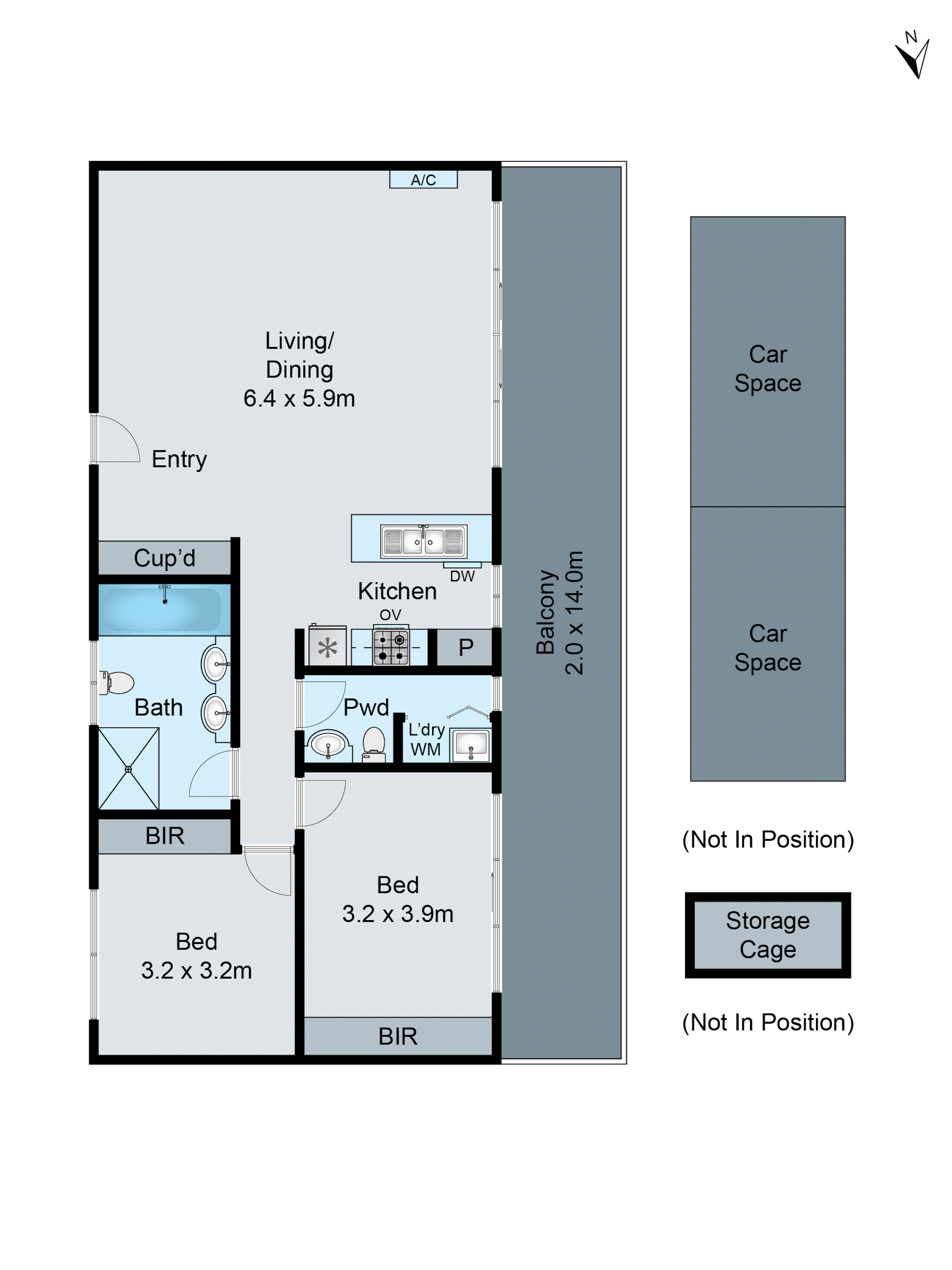 41/1554 - 1556 Dandenong Road, Huntingdale VIC 3166 - Floorplan
