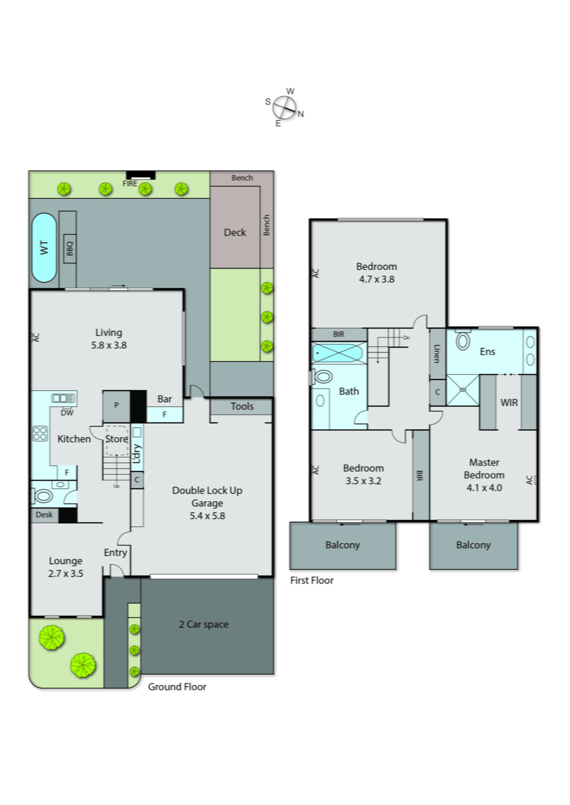 4/117a McDonald Street, Mordialloc VIC 3195 - Floorplan