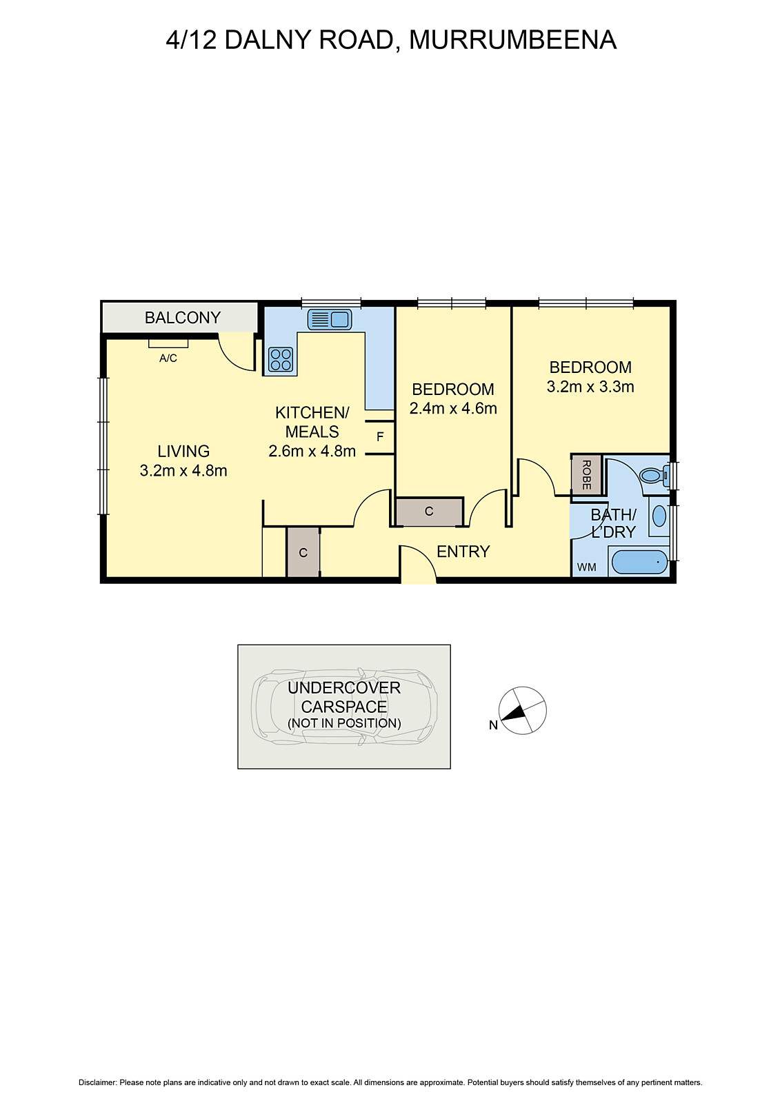 4/12 Dalny Road, Murrumbeena VIC 3163 - Floorplan
