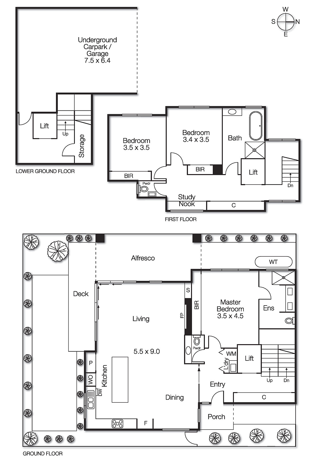 4/12 Karrakatta Street, Black Rock VIC 3193 - Floorplan