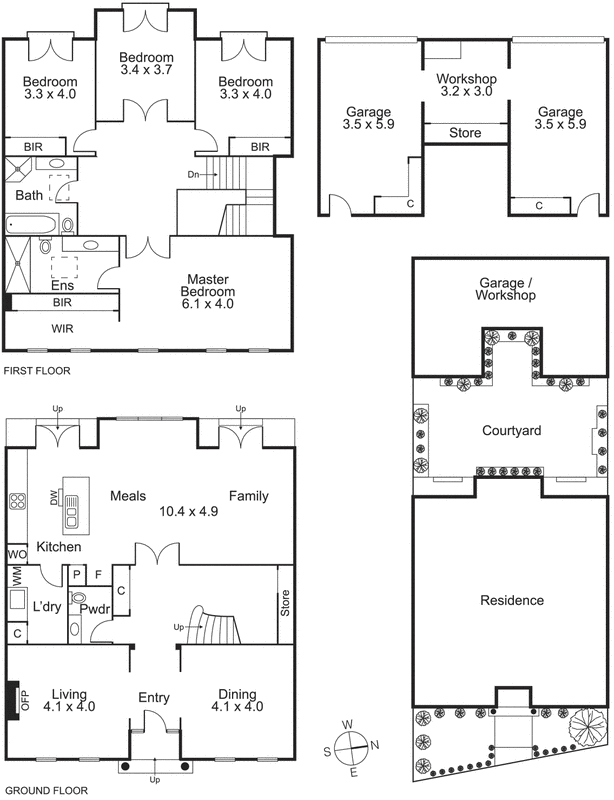 4/12 St James Park Drive, Brighton VIC 3186 - Floorplan