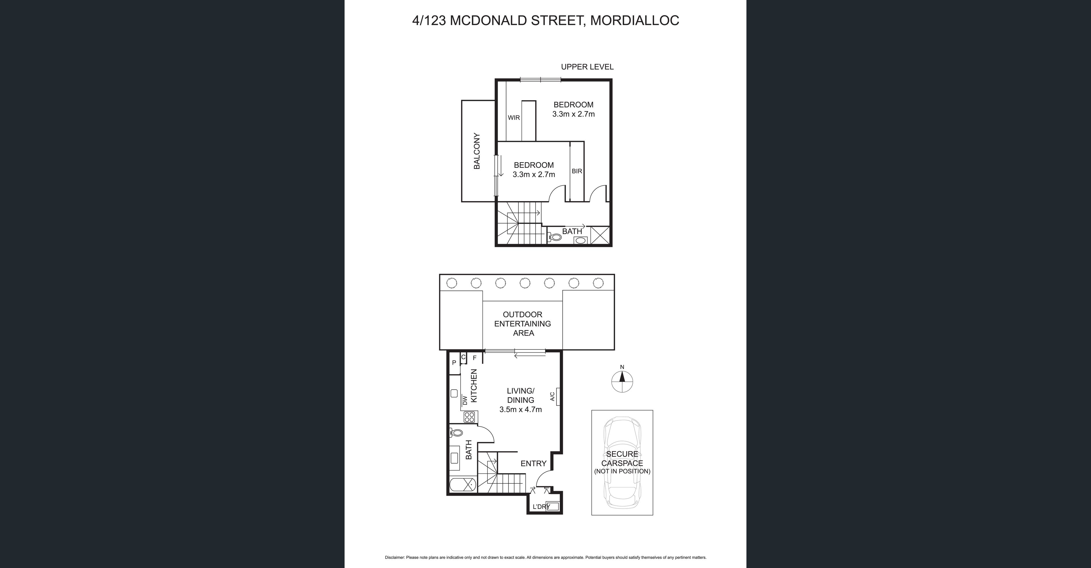 4/123 McDonald Street, MORDIALLOC VIC 3195 - Floorplan