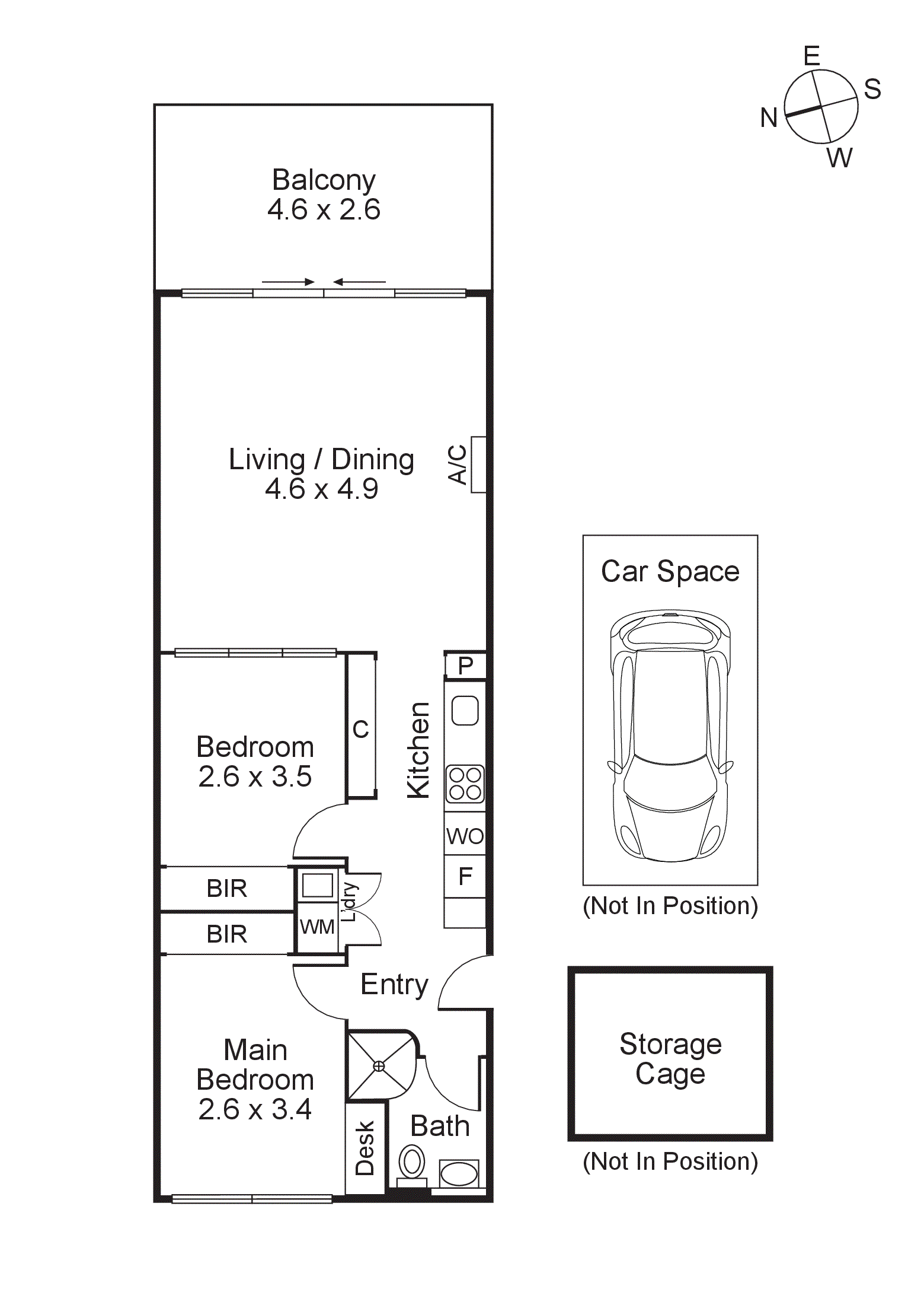 412/7 King Street, Prahran VIC 3181 - Floorplan