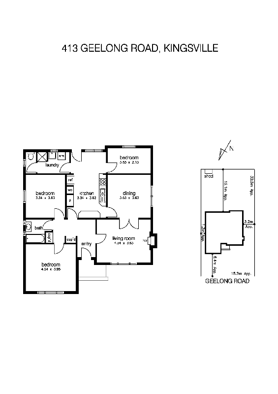 413 Geelong Road, KINGSVILLE VIC 3012 - Floorplan