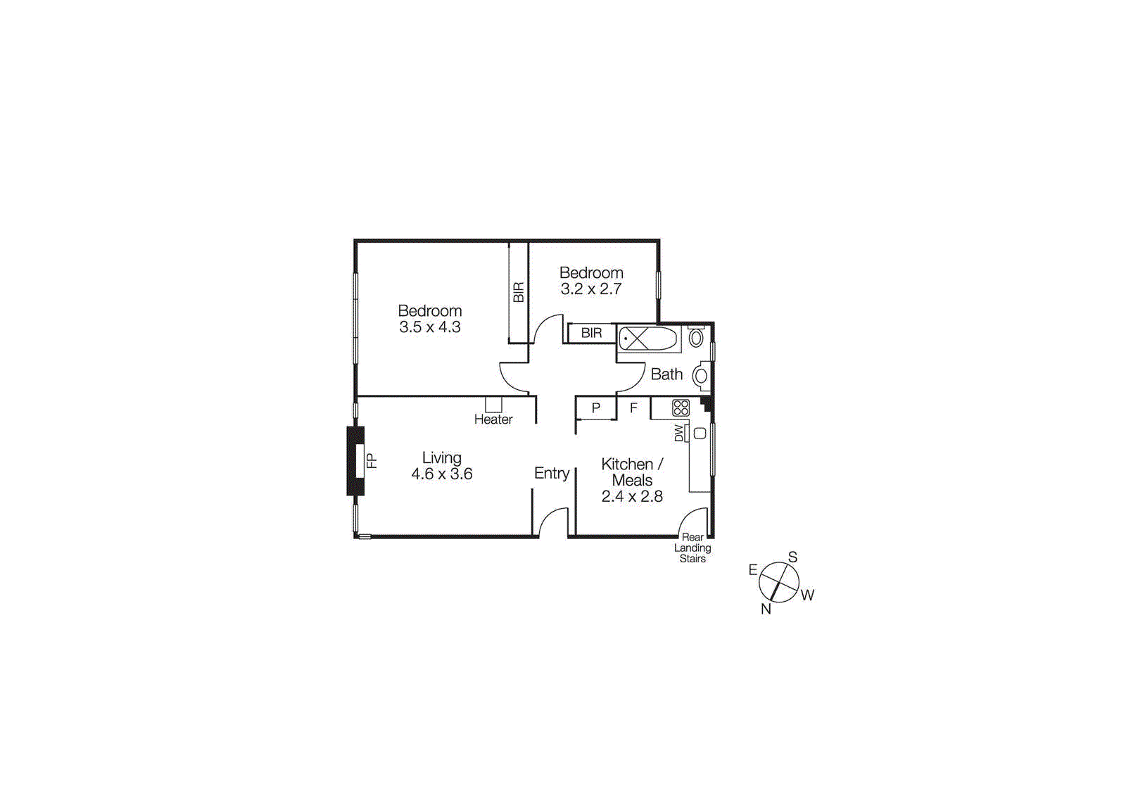 4/13 Mitchell Street, St Kilda VIC 3182 - Floorplan