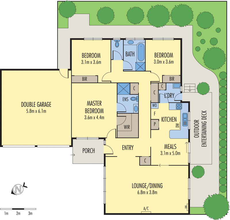 4/1338A Dandenong Road, Hughesdale VIC 3166 - Floorplan