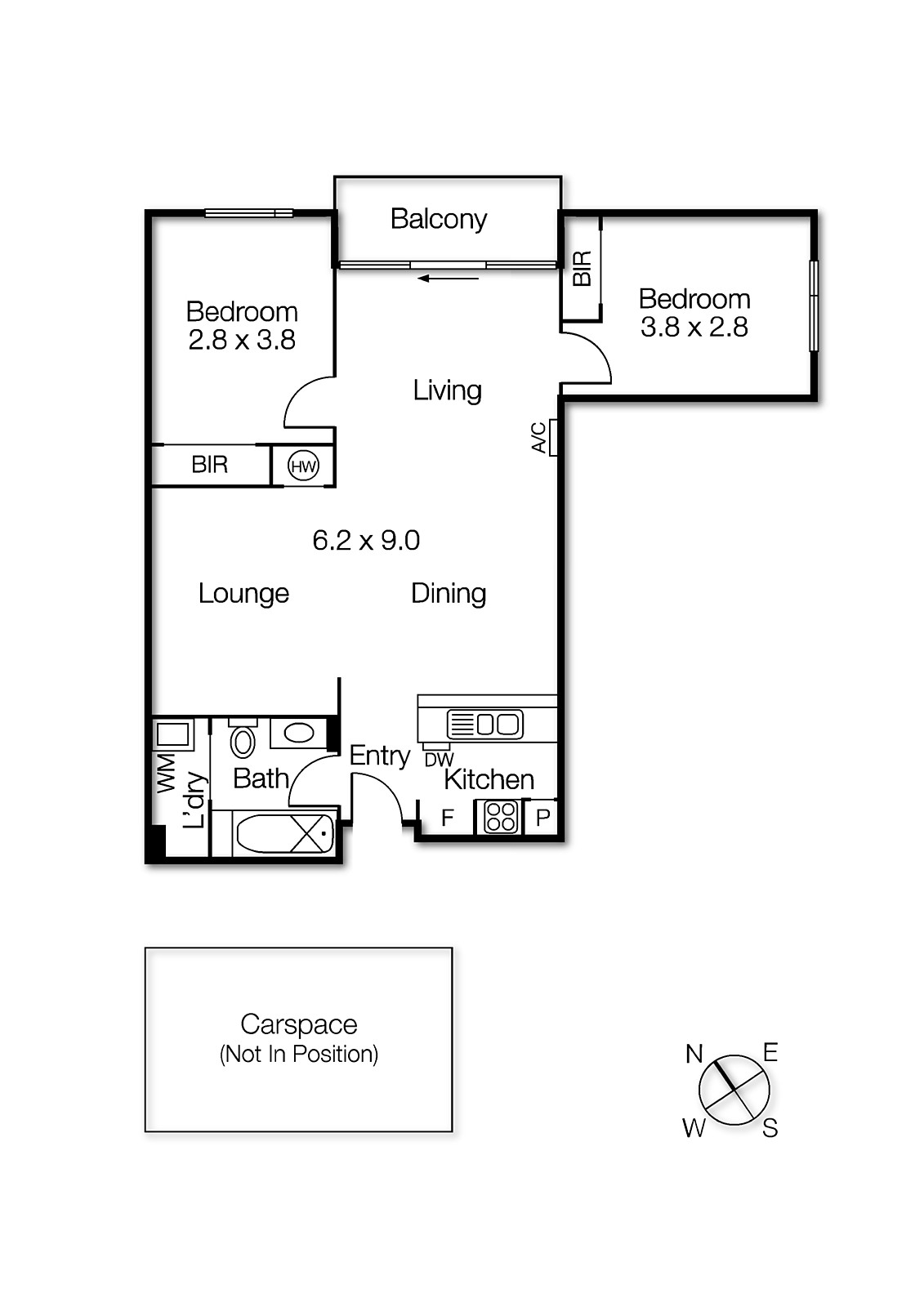 413/57 Bay Street, Port Melbourne VIC 3207 - Floorplan