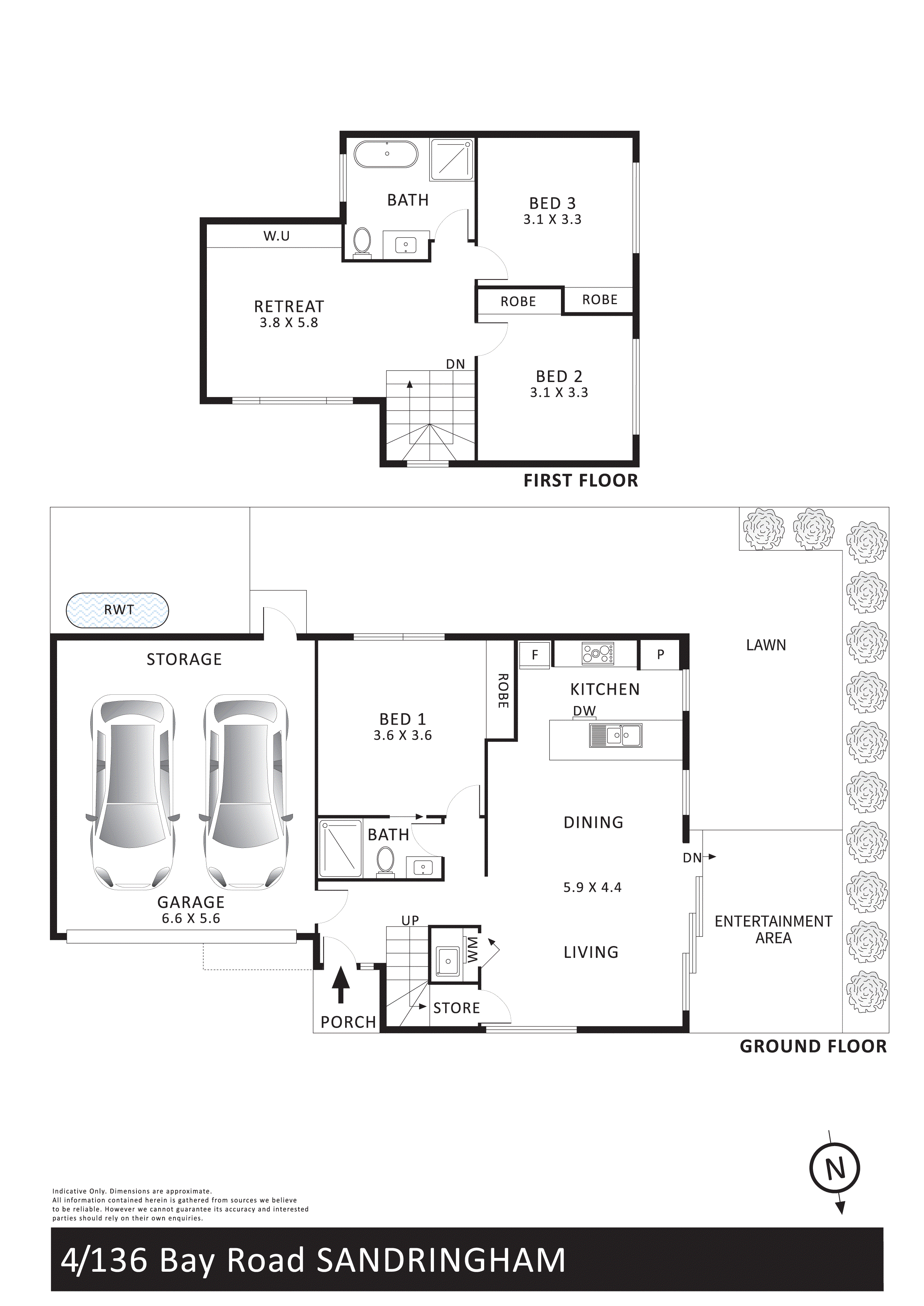 4/136 Bay Road, Sandringham VIC 3191 - Floorplan