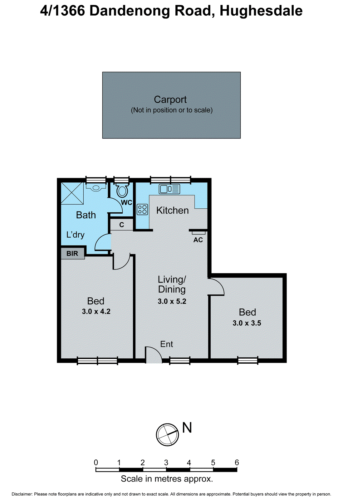 4/1366 Dandenong Road, Hughesdale VIC 3166 - Floorplan