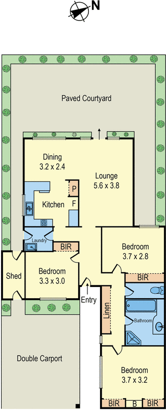 4/14 Fewster Road, Hampton VIC 3188 - Floorplan