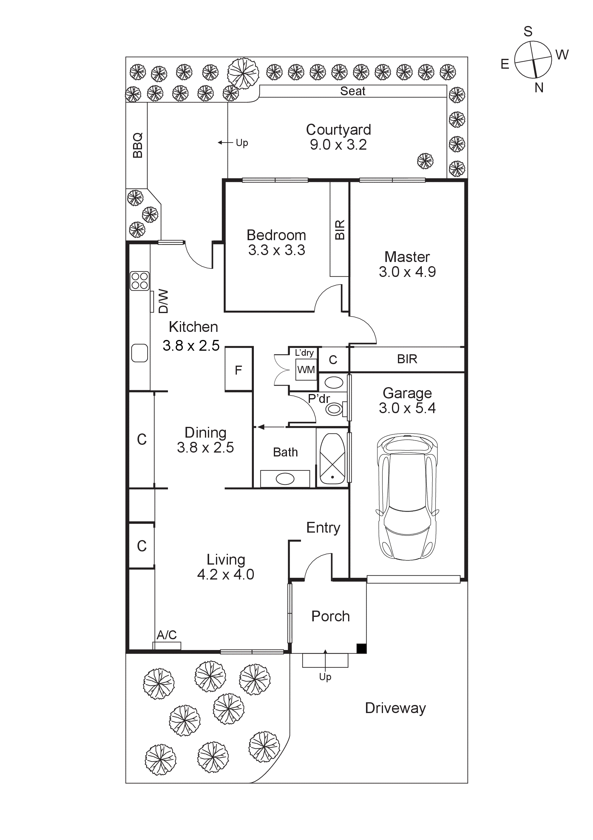 4/14 Foam Street, Hampton VIC 3188 - Floorplan