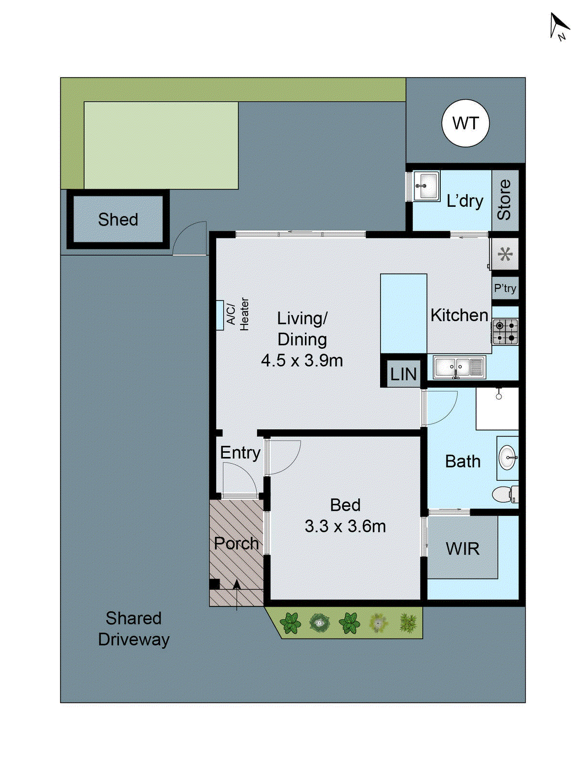 4/14 Regent Street, Belmont VIC 3216 - Floorplan
