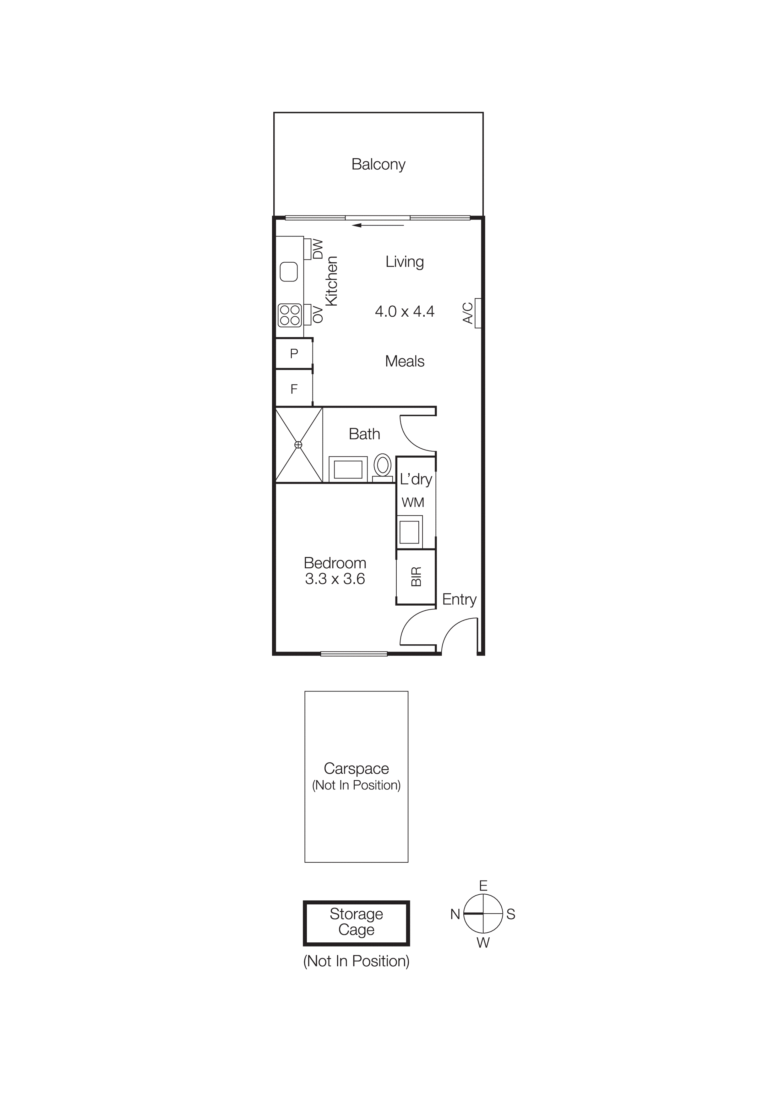 414/2 Willis Lane, Hampton VIC 3188 - Floorplan