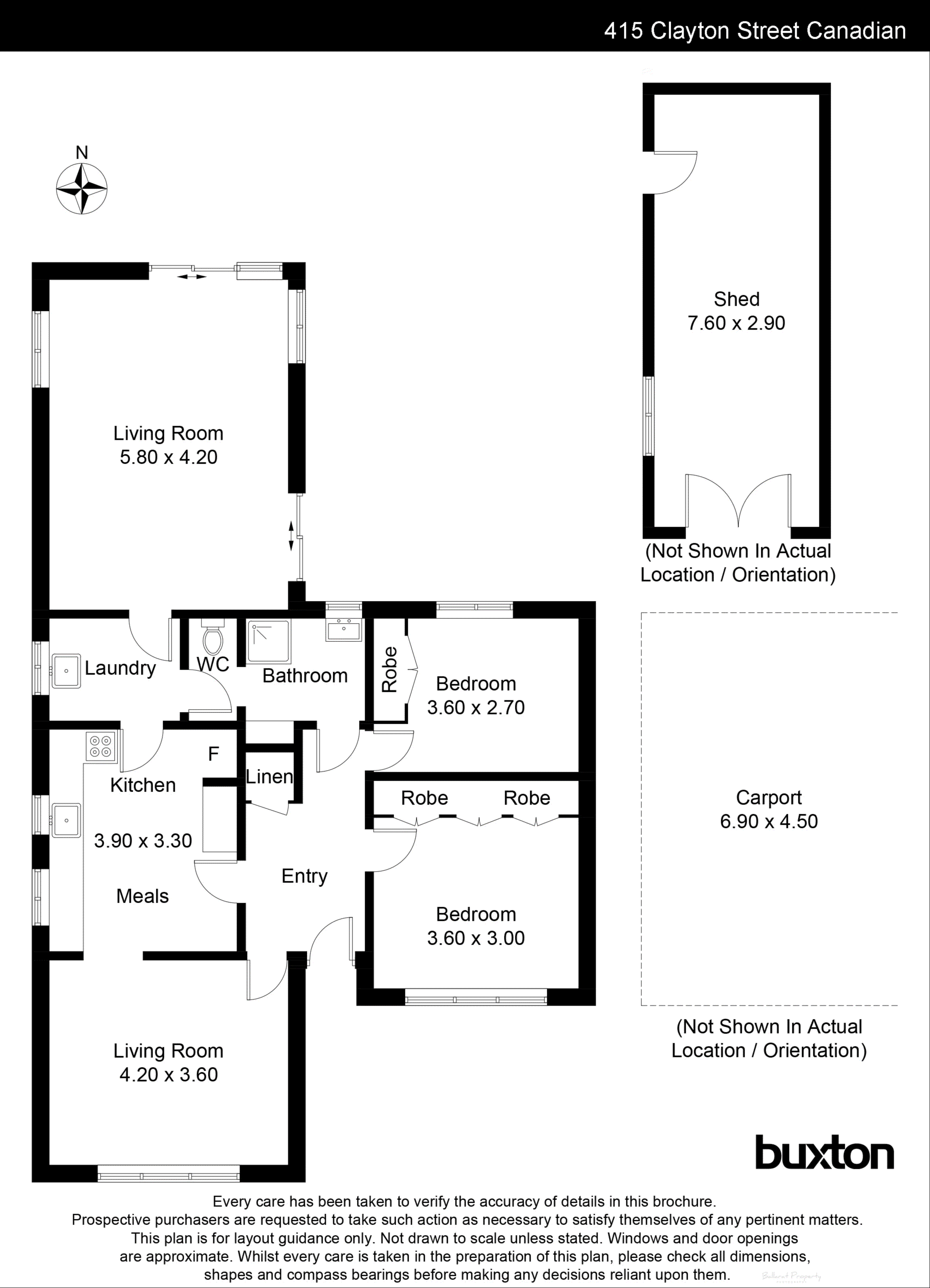 415 Clayton Street, Canadian VIC 3350 - Floorplan