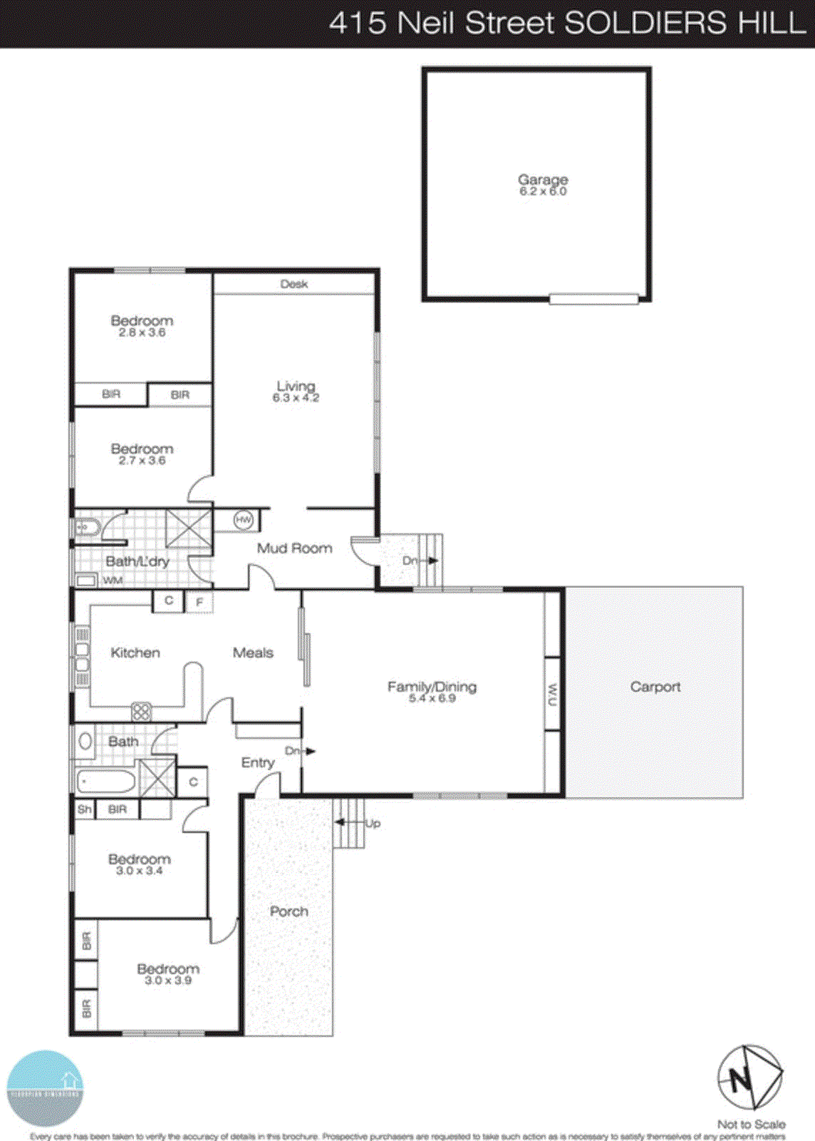 415 Neil Street, Soldiers Hill VIC 3350 - Floorplan