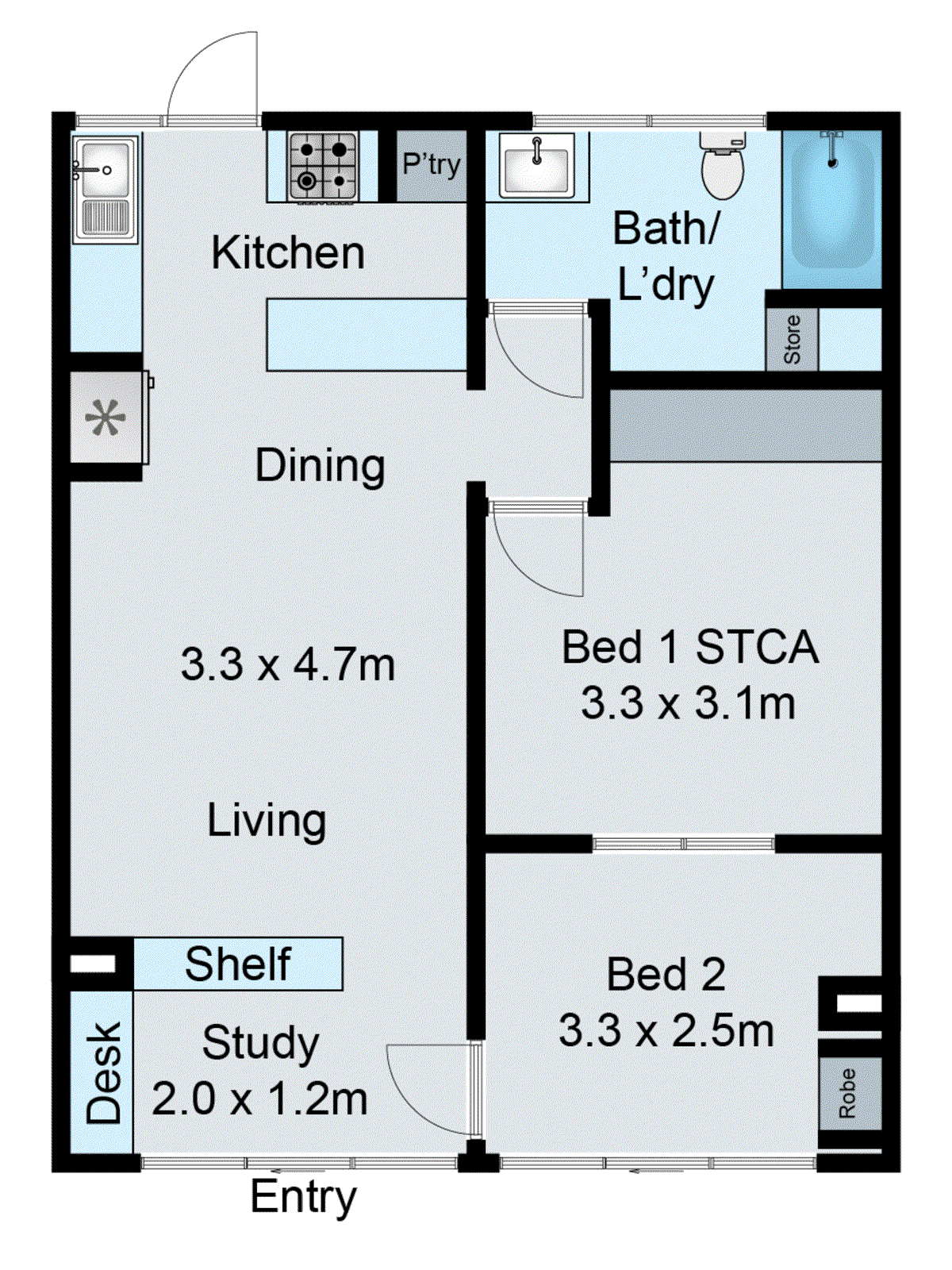 4/159 Roslyn Road, Belmont VIC 3216 - Floorplan
