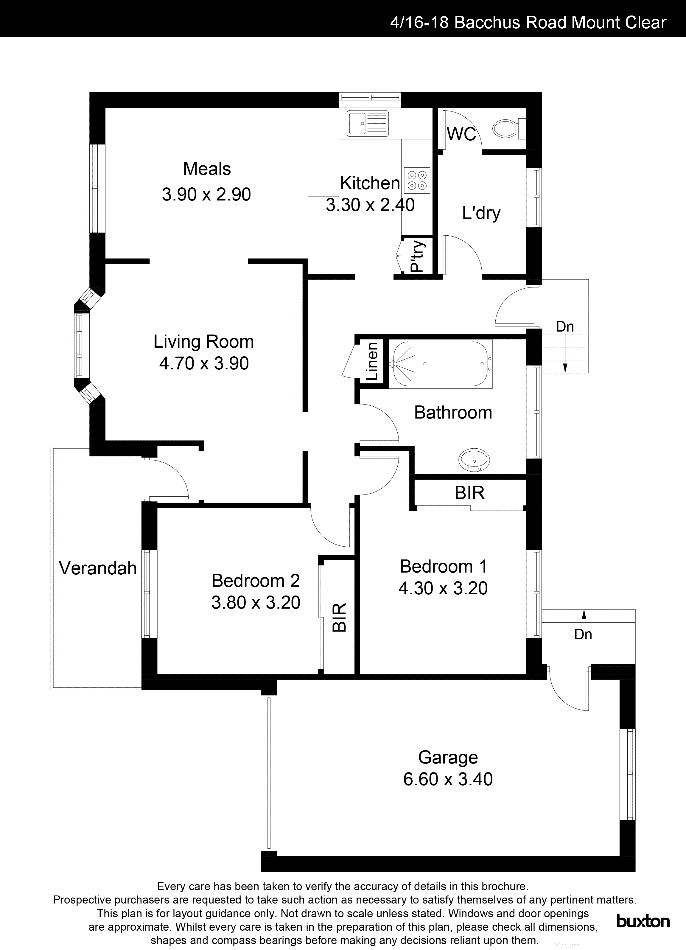 4/16-18 Bacchus Road, Mount Clear VIC 3350 - Floorplan
