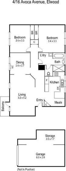 4/16 Avoca Avenue, Elwood VIC 3184 - Floorplan