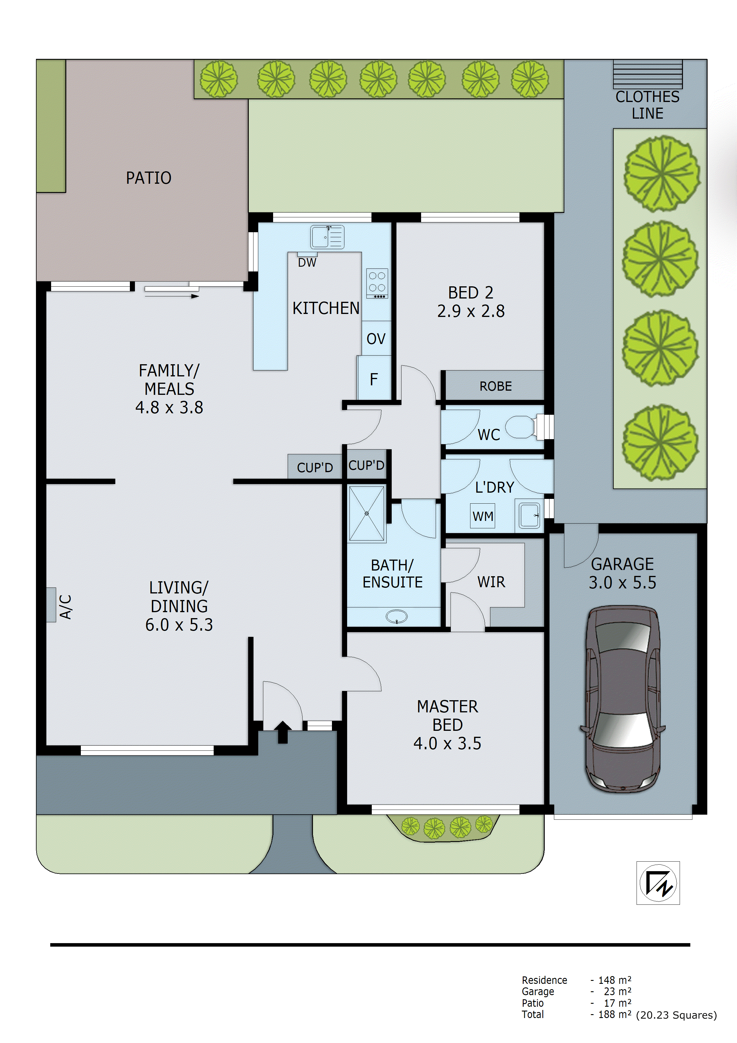 4/169 Centre Dandenong Road, Dingley Village VIC 3172 - Floorplan